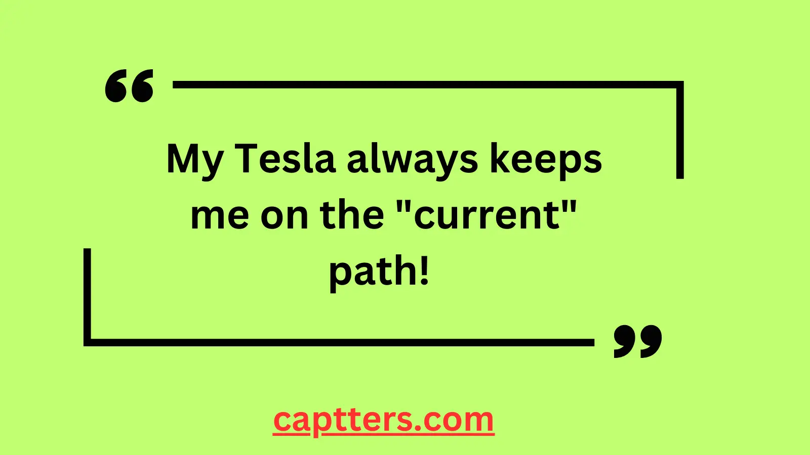 Tesla Captions for Instagram