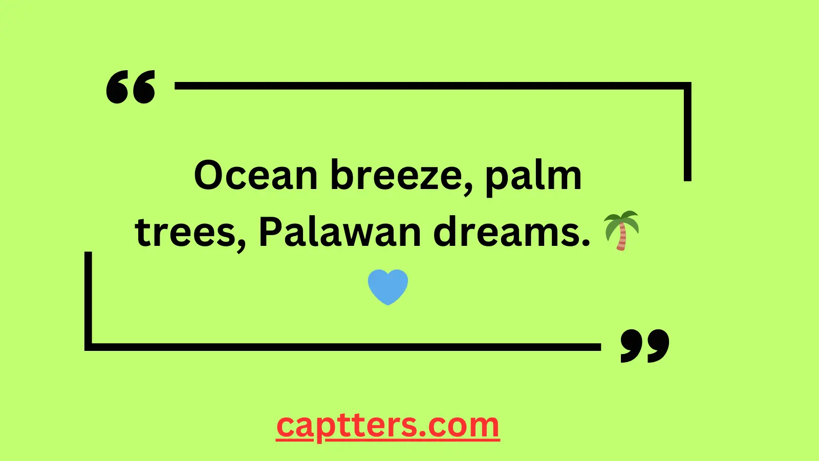 Palawan Captions for Instagram