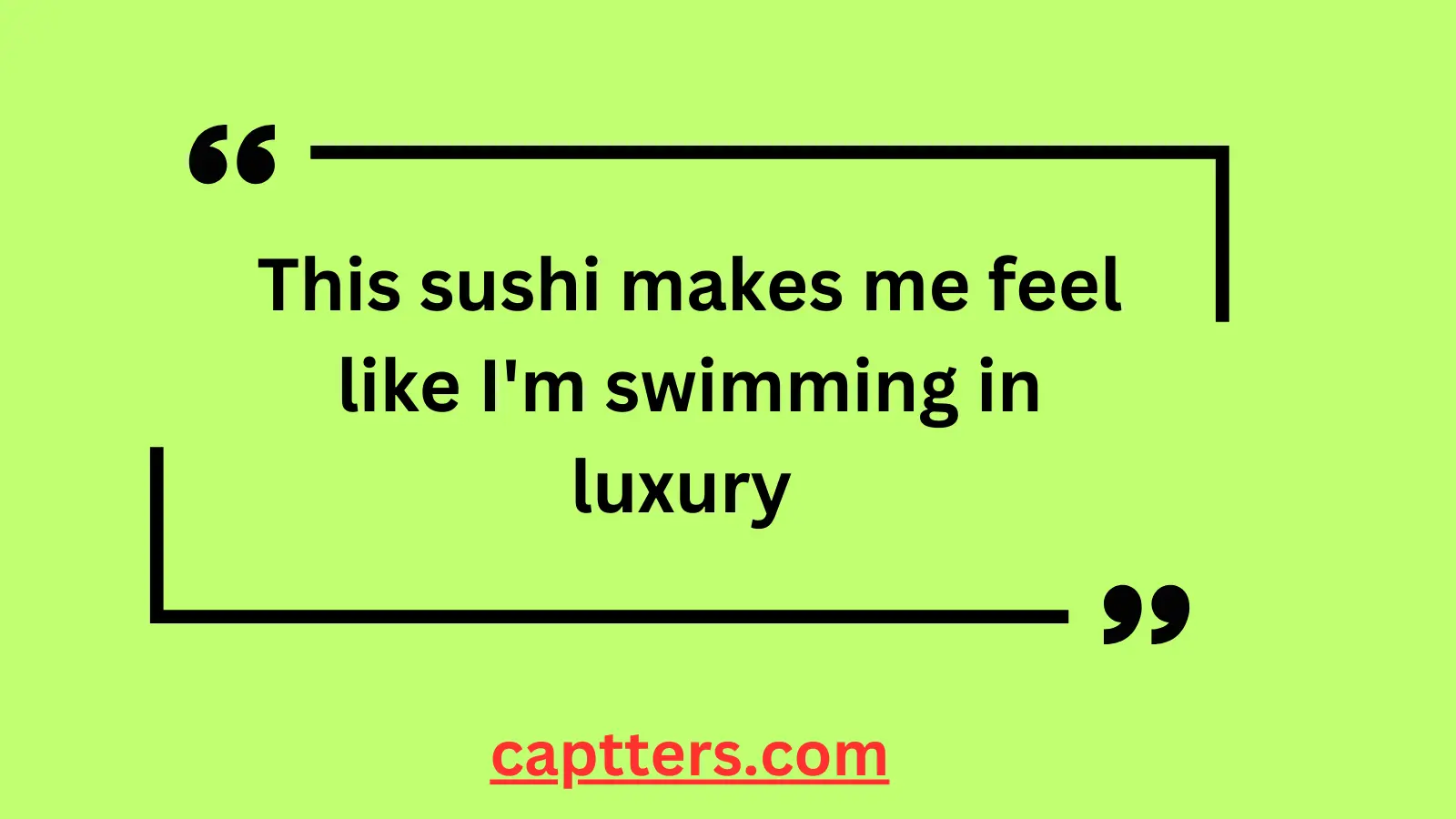 Sashimi Captions for Instagram