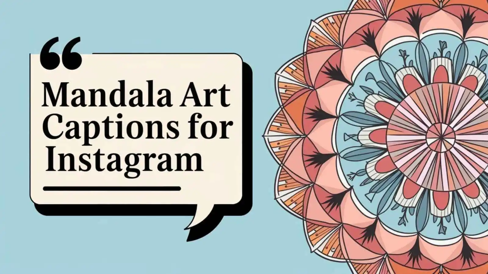 Mandala Art Captions for Instagram