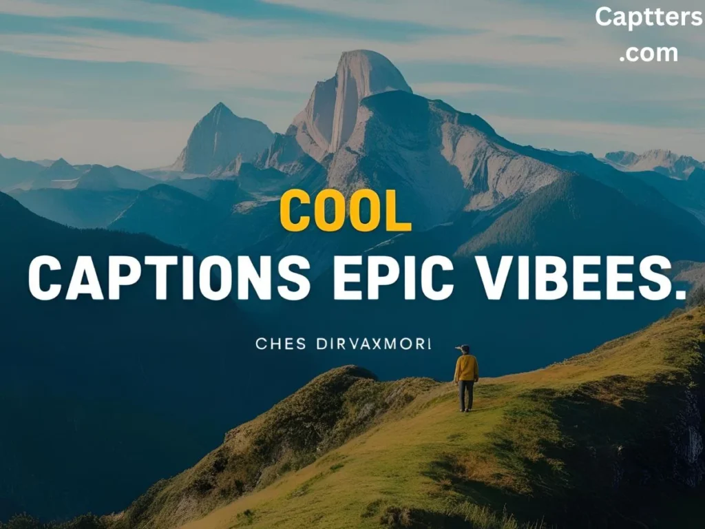 Cool Captions for Epic Vibes
