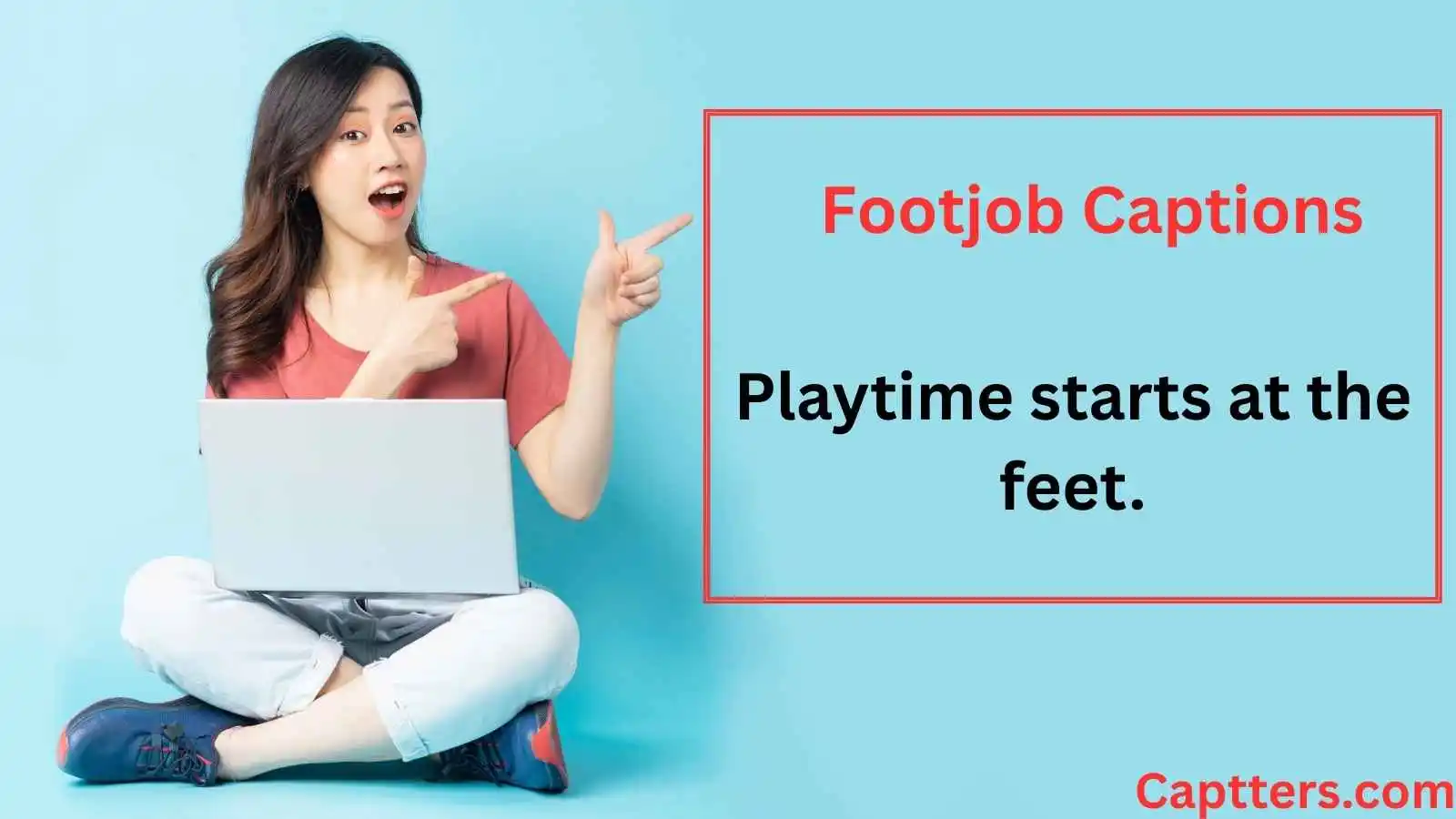 Footjob Captions