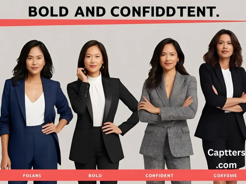 Bold and Confident Captions