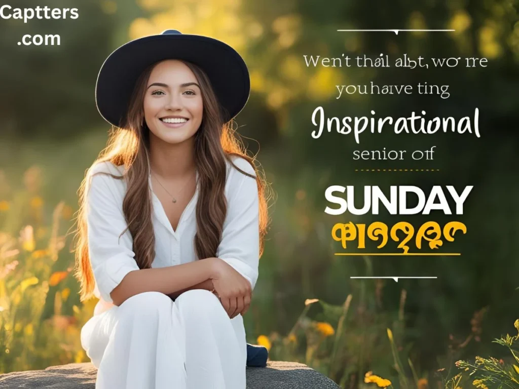 Inspirational Senior Sunday Captions
