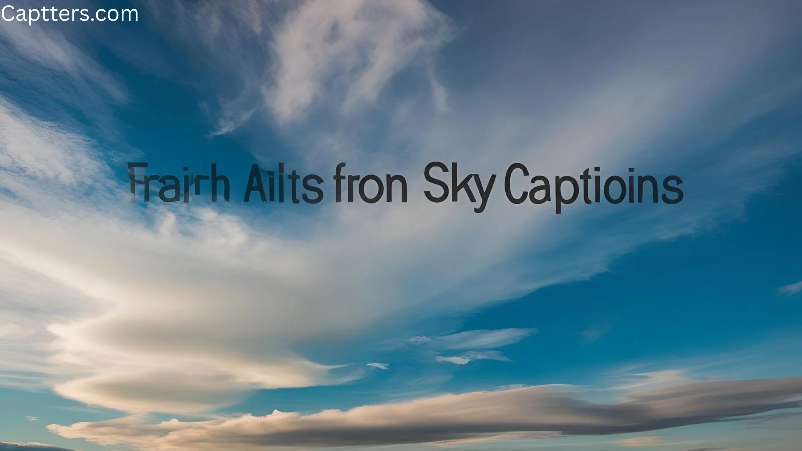 Sky Captions