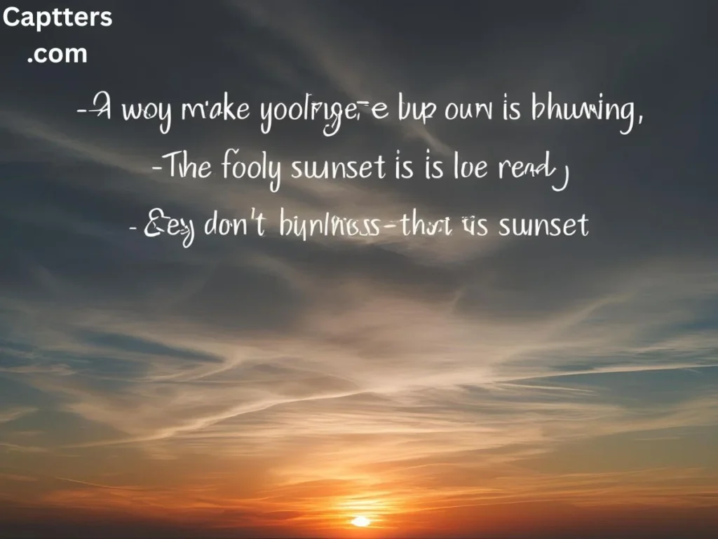 Sunset Captions