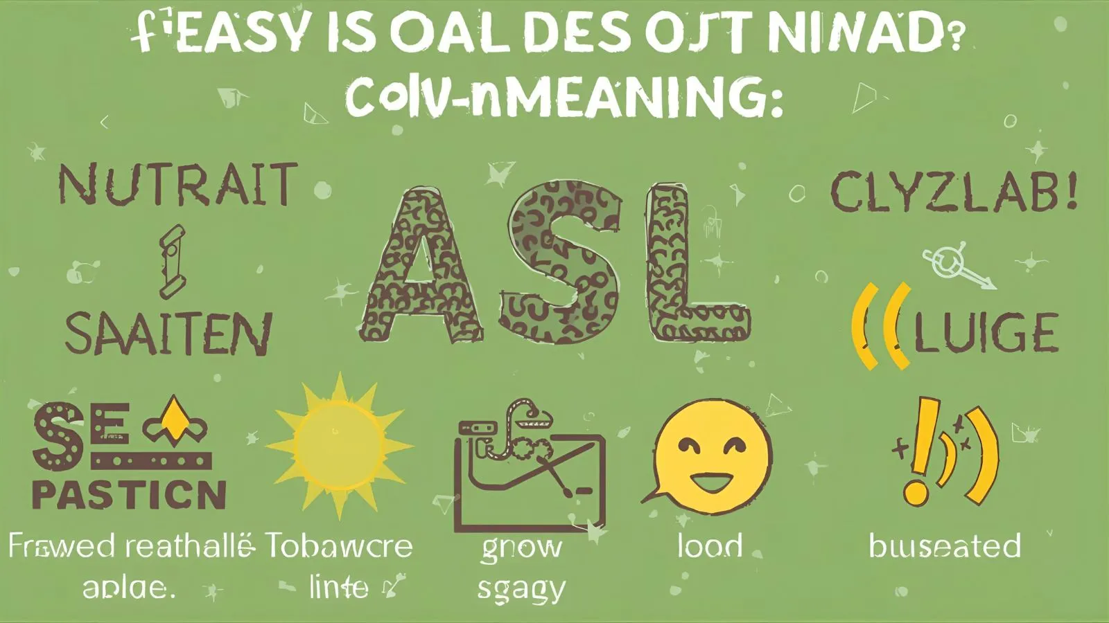 ASL Meaning Slang