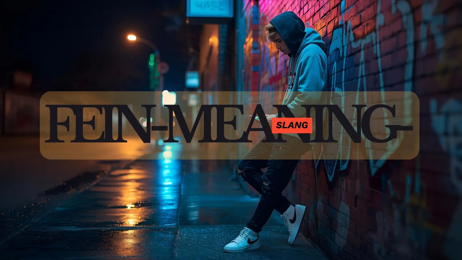 Fein Meaning Slang