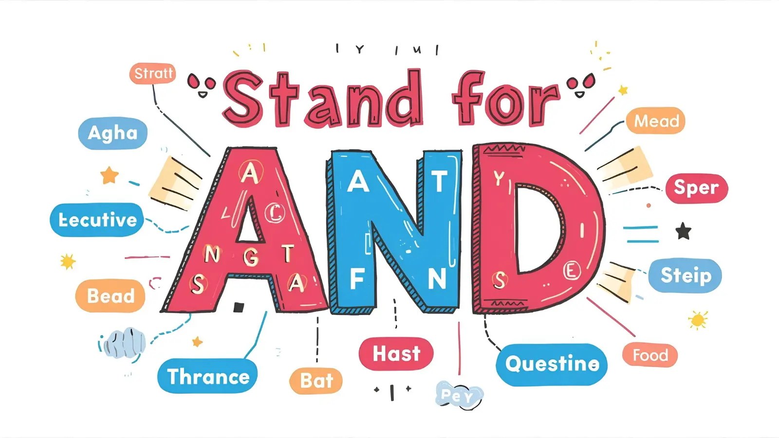 Stand For “AnD” Meaning in Text