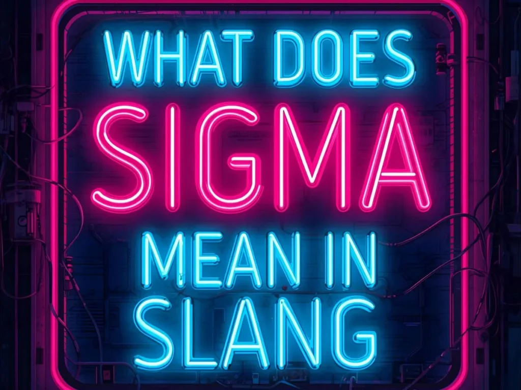 What Does Sigma Mean in Slang