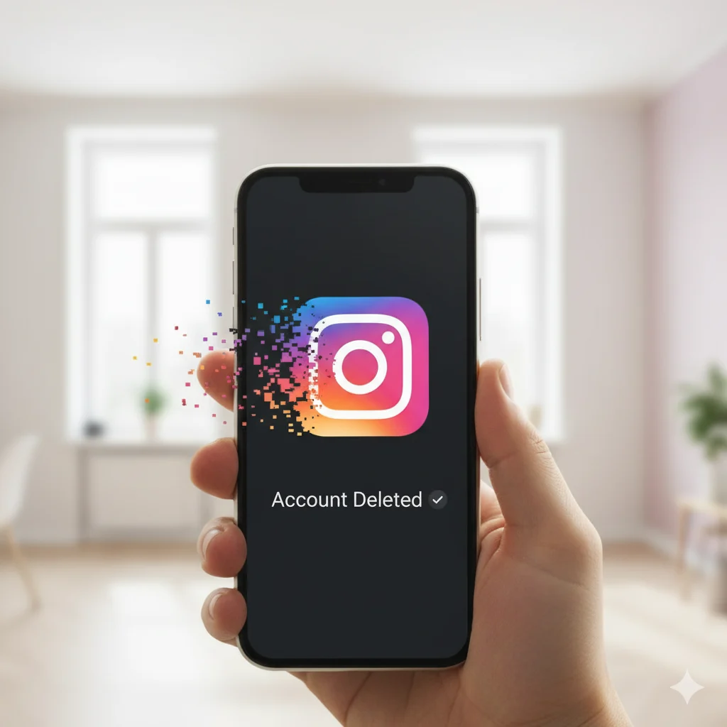 how to delete instagram