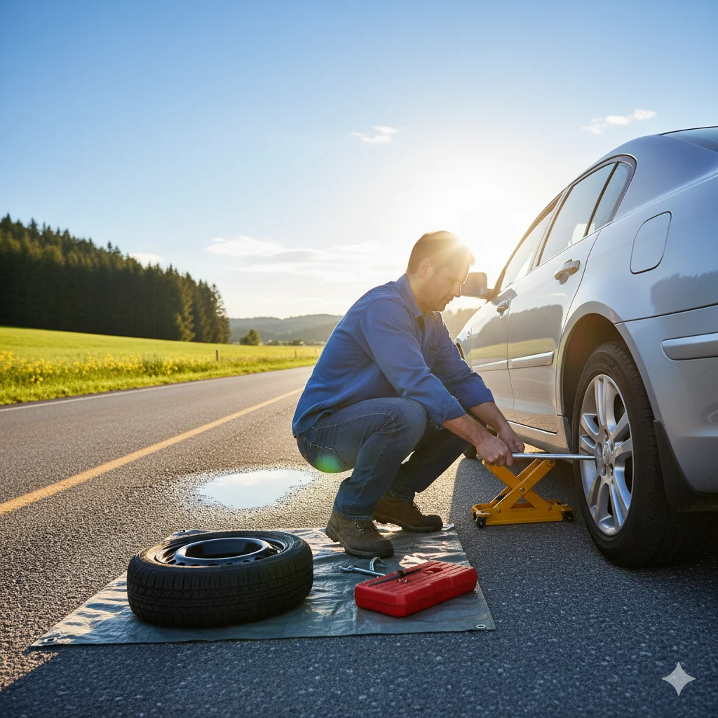how to change a tire
