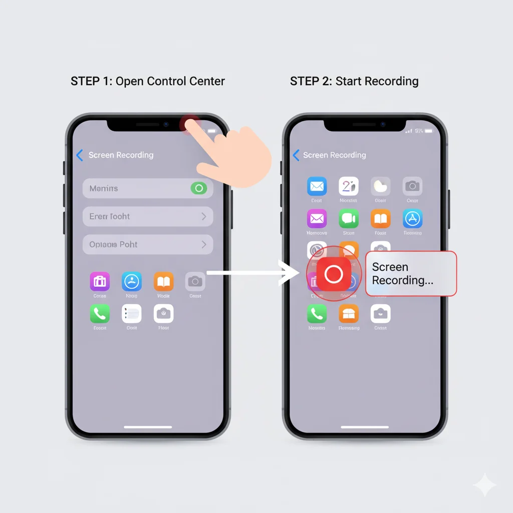 how to screen record on iphone