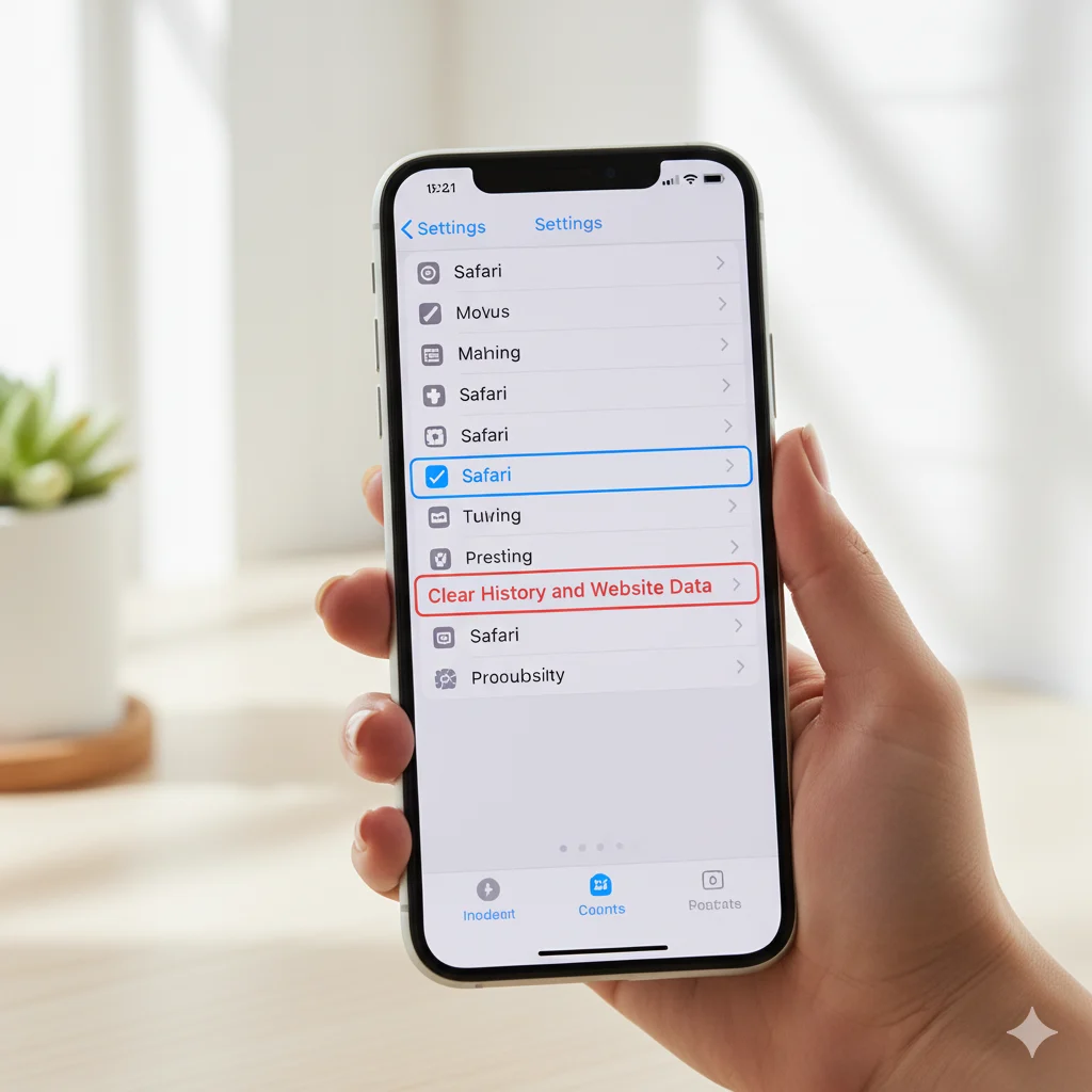 how to clear cache on iphone