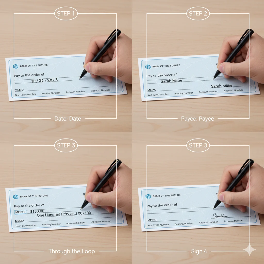 how to write a check