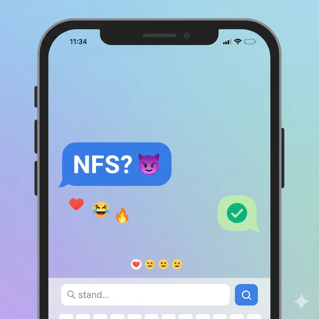 nfs meaning text slang