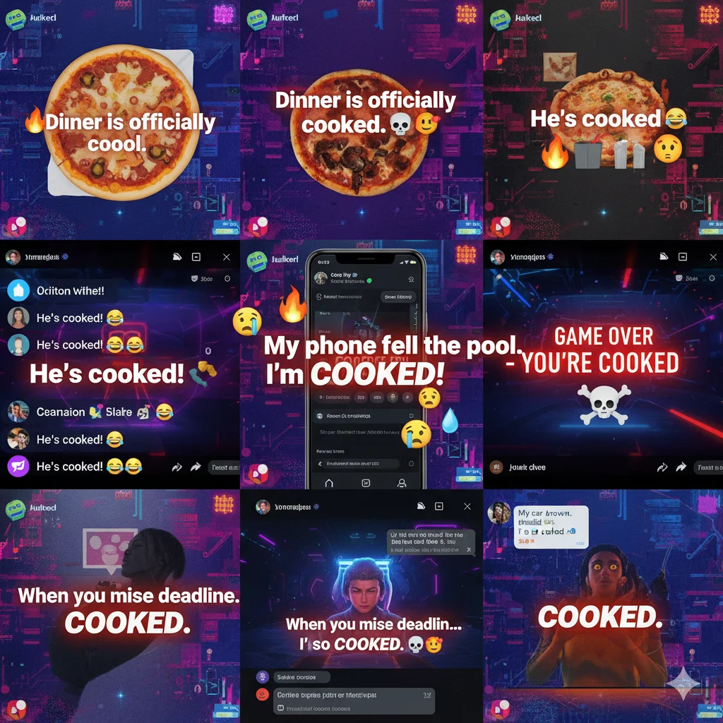 cooked slang meaning