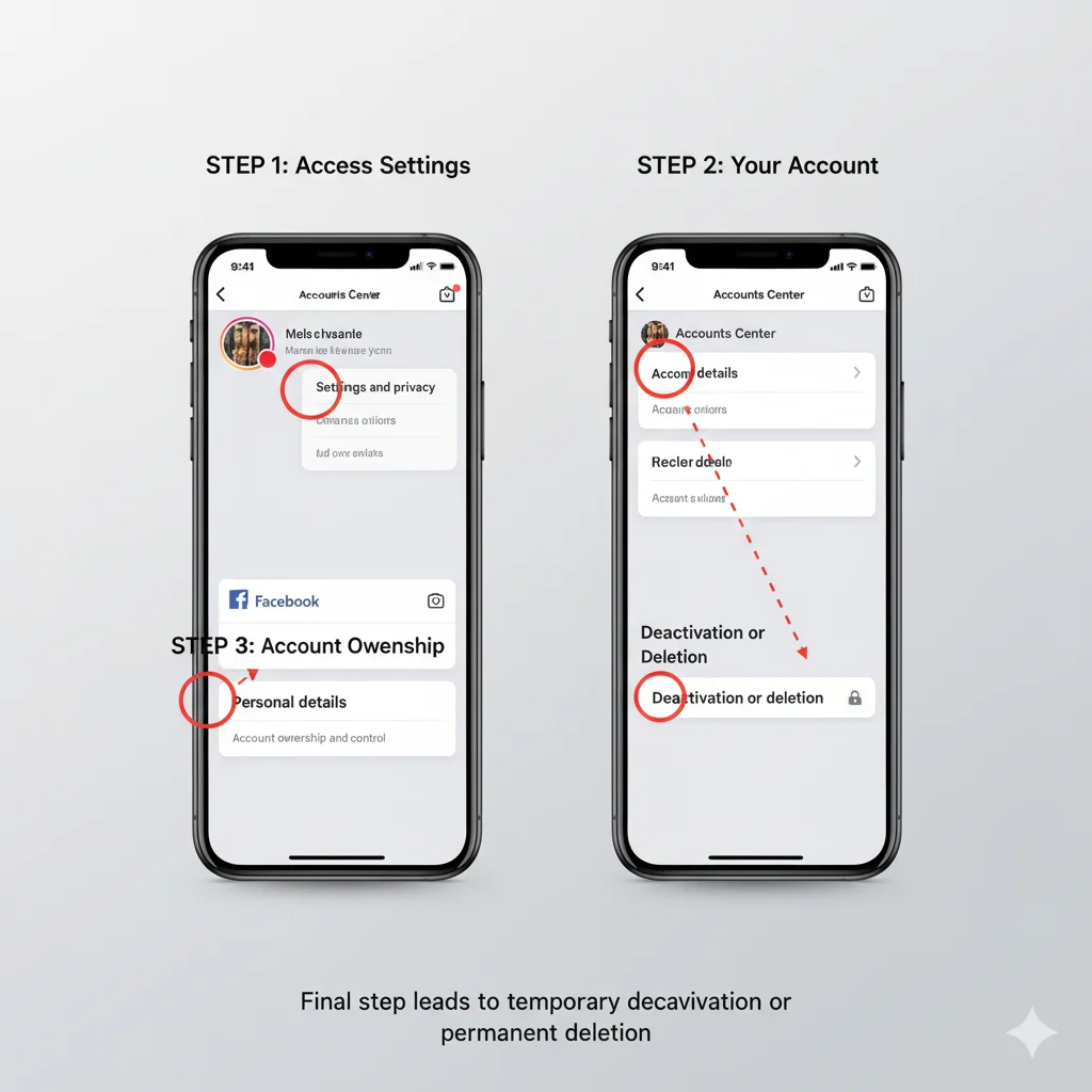 how to delete instagram