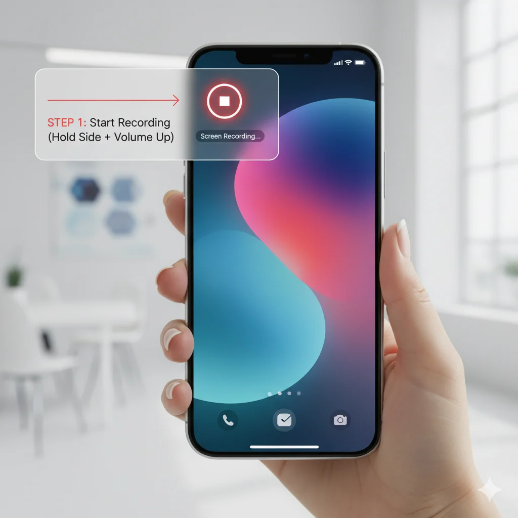 how to screen record on iphone