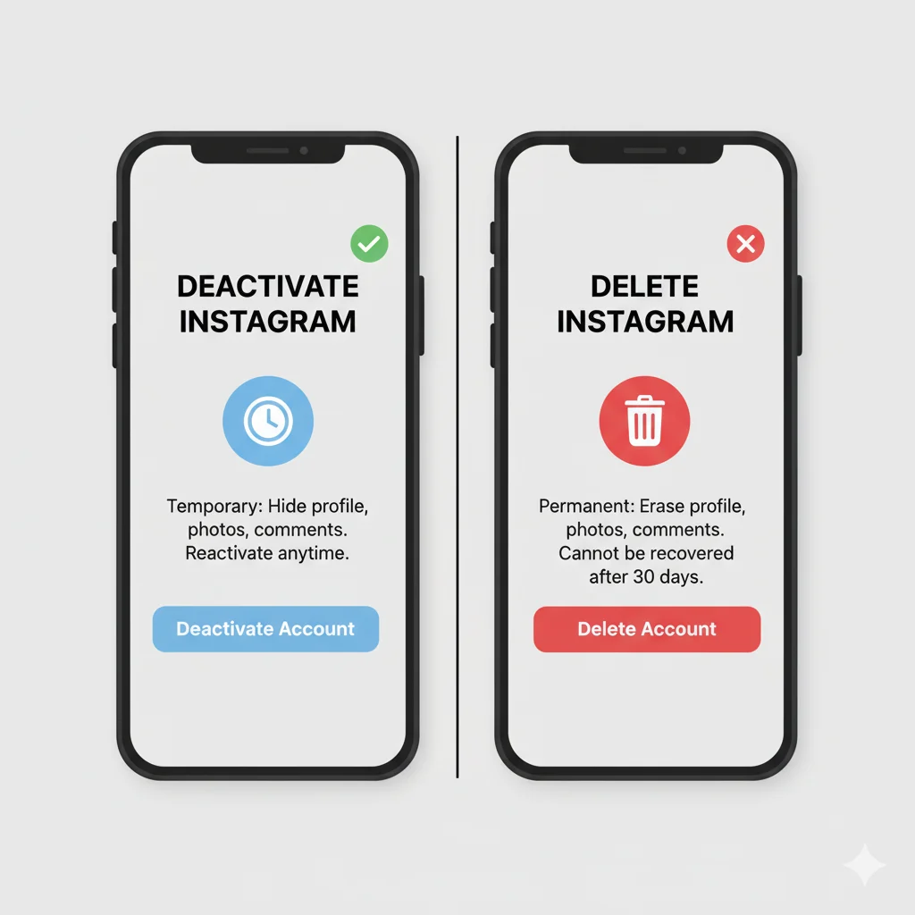 how to deactivate instagram